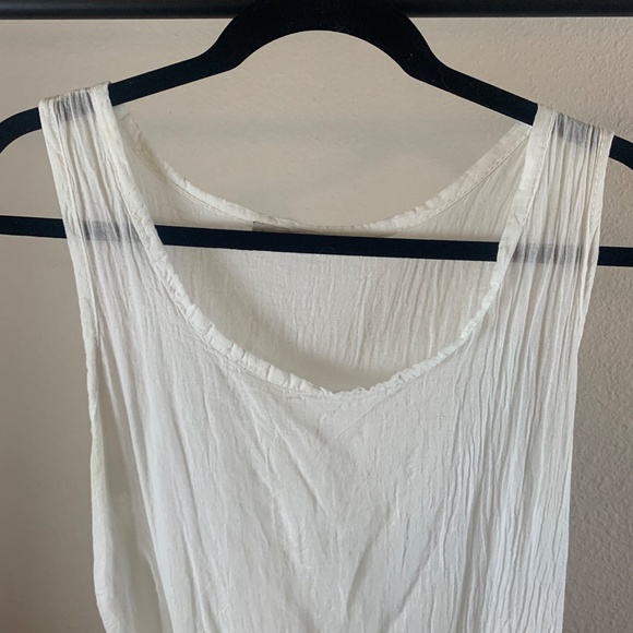 White‎ Italian cotton dress XL - Picture 2 of 9